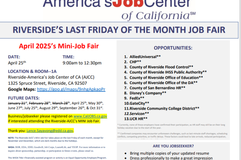 Riverside Job Fair