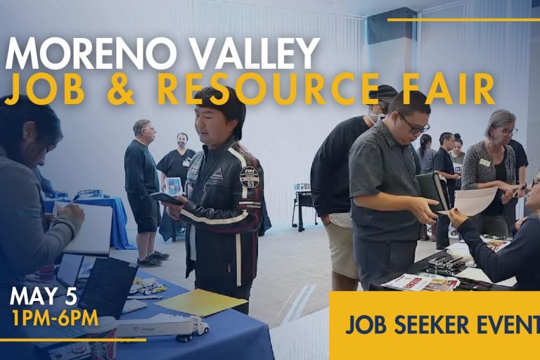 Moreno Valley Job abd Resource Fair Header Image