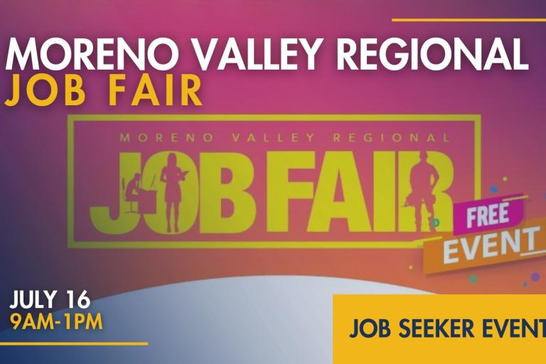 Moreno Valley Job Fair Banner Image