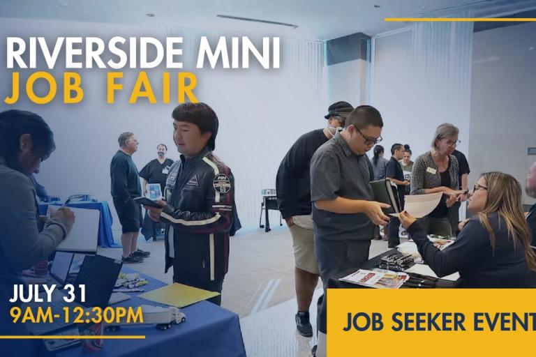Riverside July Job Fair Header Image