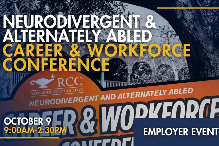 Neurodivergent & Alternately Abled Career & Workforce Conference October 9 Header Image