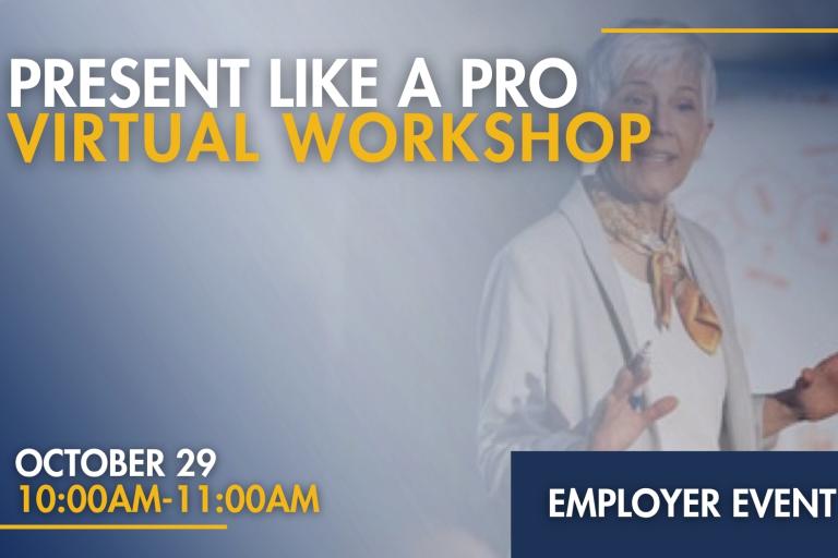 October 30th Event Present Like A Pro Header Image