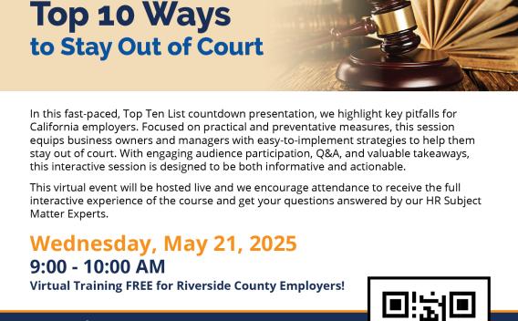 Top 10 Ways to Stay Out of Court