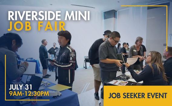 Riverside July Job Fair Header Image