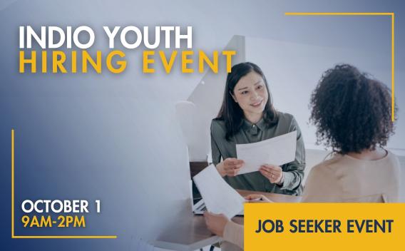 Youth Hiring Event Indio YOC Header Image