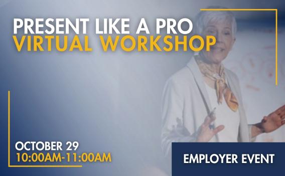 October 30th Event Present Like A Pro Header Image