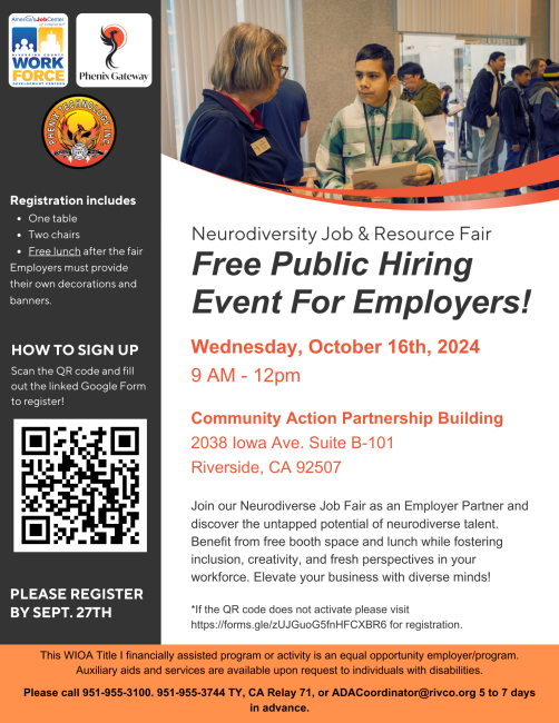 Neurodiverse Job Fair