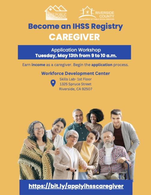Become an IHHS Registry Caregiver. Earn income as a caregiver. Begin the application process