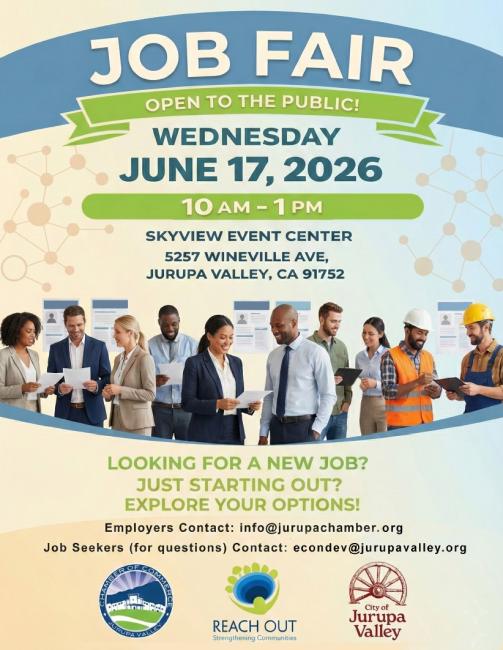 Job Fair Flyer Jurupa Valley