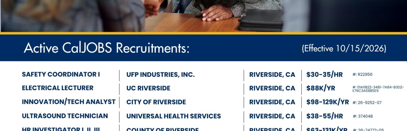 Find Local Job Openings at CalJOBS.ca.gov