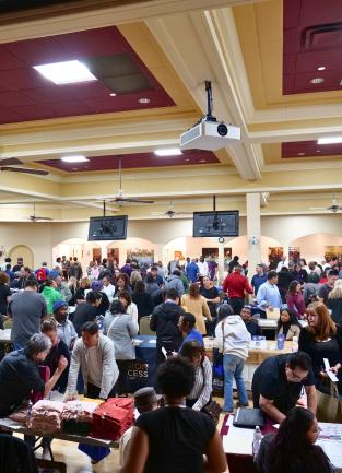 No Degree Required Hiring Event Photo of Job Seekers at Event